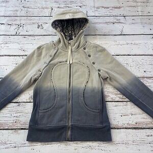 Lululemon Special Edition Scuba Jacket Vest Detachable‎ Sleeves Dip Dye Ombré 8